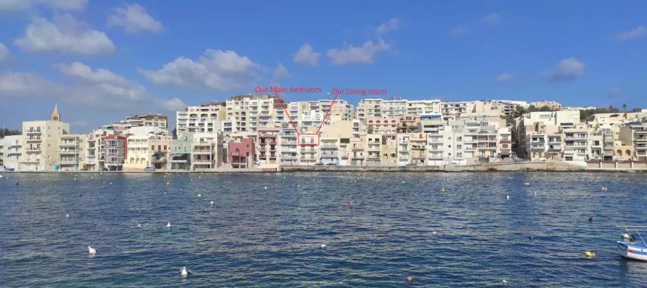 Sea View 2 Bedroom Apartment Marsaskala Bagian luar foto